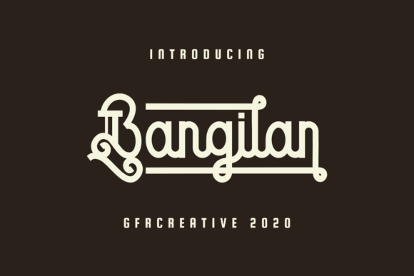 Bangilan: A Vintage-Inspired Display Font for Modern Campaigns