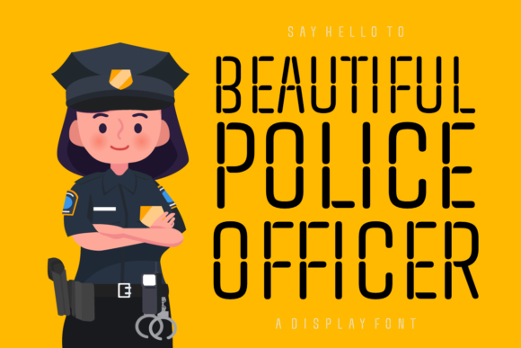 Beautiful Police Officer Font Review for Editorial Design