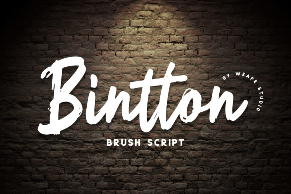 BIntton: A Bold Display Font for Impactful Branding