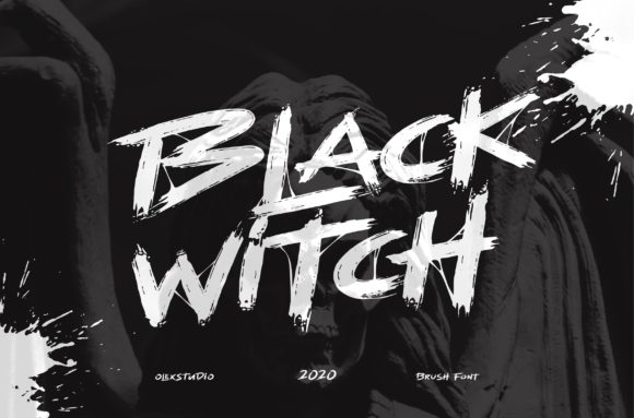 Black Witch Font for Bold Editorial Design