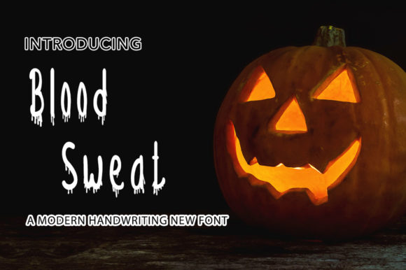 Blood Sweat Font for Web Design Projects