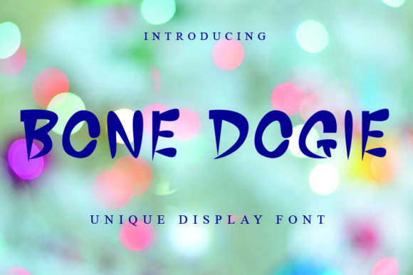 Bone Dogie: A Trendy Display Font for Editorial Design