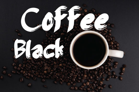 Coffee Black: A Unique Display Font for Editorial Projects