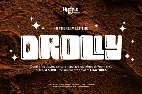 Drolly Font for Bold Web Design
