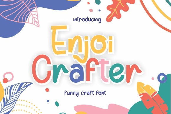 Enjoi Crafter: A Display Font for Editorial Creativity