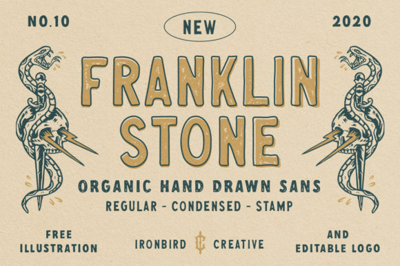 Franklin Stone: A Vintage Display Font for Modern Web Design