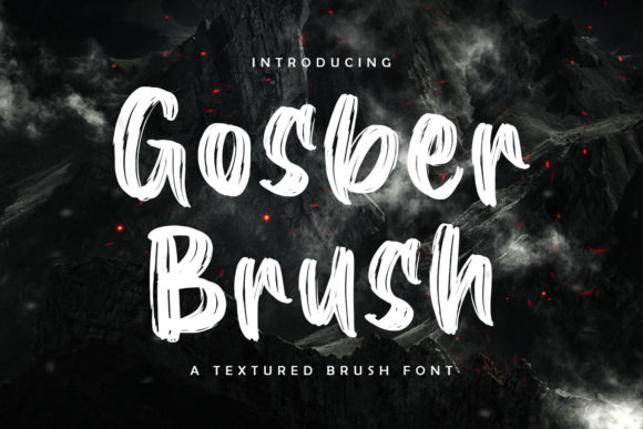 Gosber Brush: A Simple Font for a Polished Brand Look