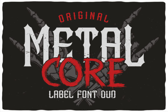 Metal Core: A Bold Display Font for Eye-Catching Campaigns