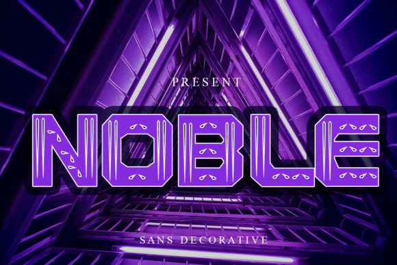 Noble: A Bold Display Font for Editorial Elegance