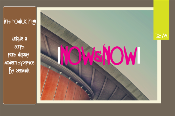 Now Now Font for Web Design