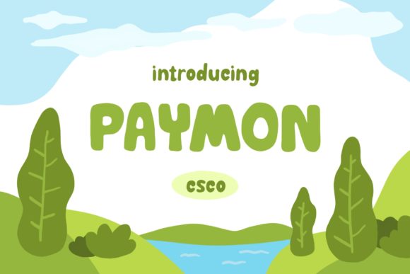 Paymon: A Modern Display Font for Web Design