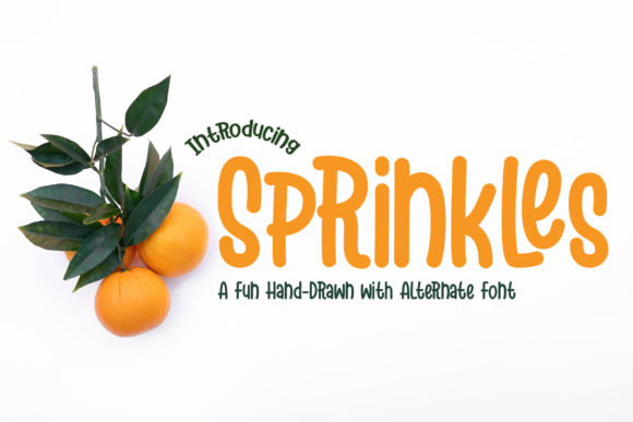 Sprinkles: A Playful Display Font for Digital Creativity