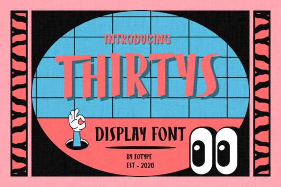 Thirtys: A Casual Display Font for Web Design