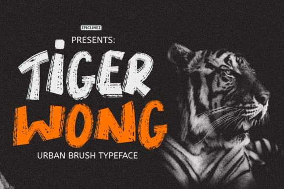 Tiger Wong Display Font for Handmade Creations