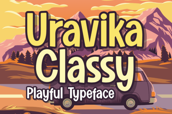Uravika Classy: A Playful Font for Handmade Creations
